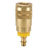 20 Series Brass Coupler with Push-Lok Hose Barb